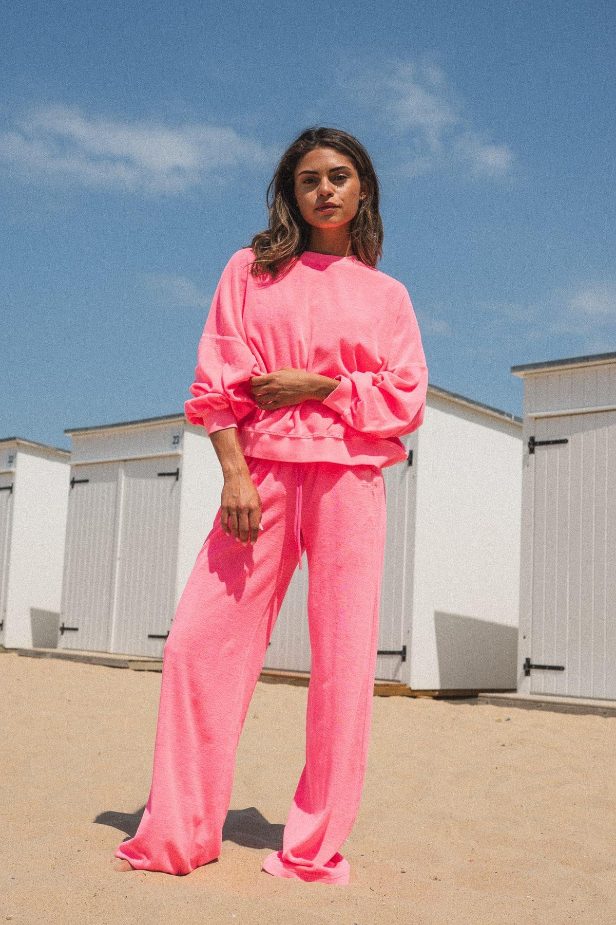 BROOKLYN PANTS - Neon Pink
