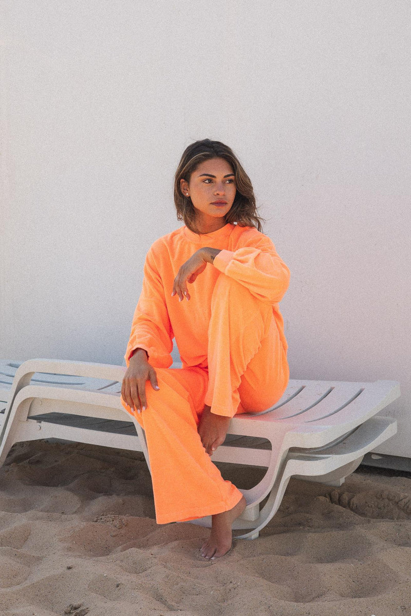 SYDNEY SWEATER - Neon Orange