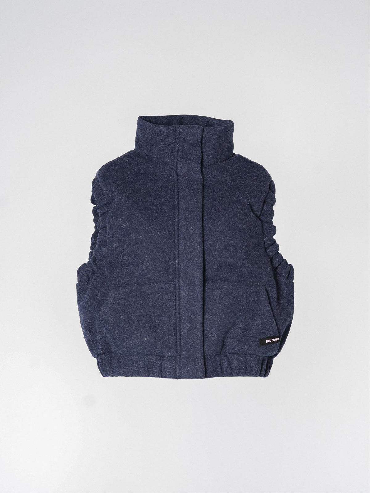 GALAXY DELUXE - cropped bodywarmer - Jeans Blue