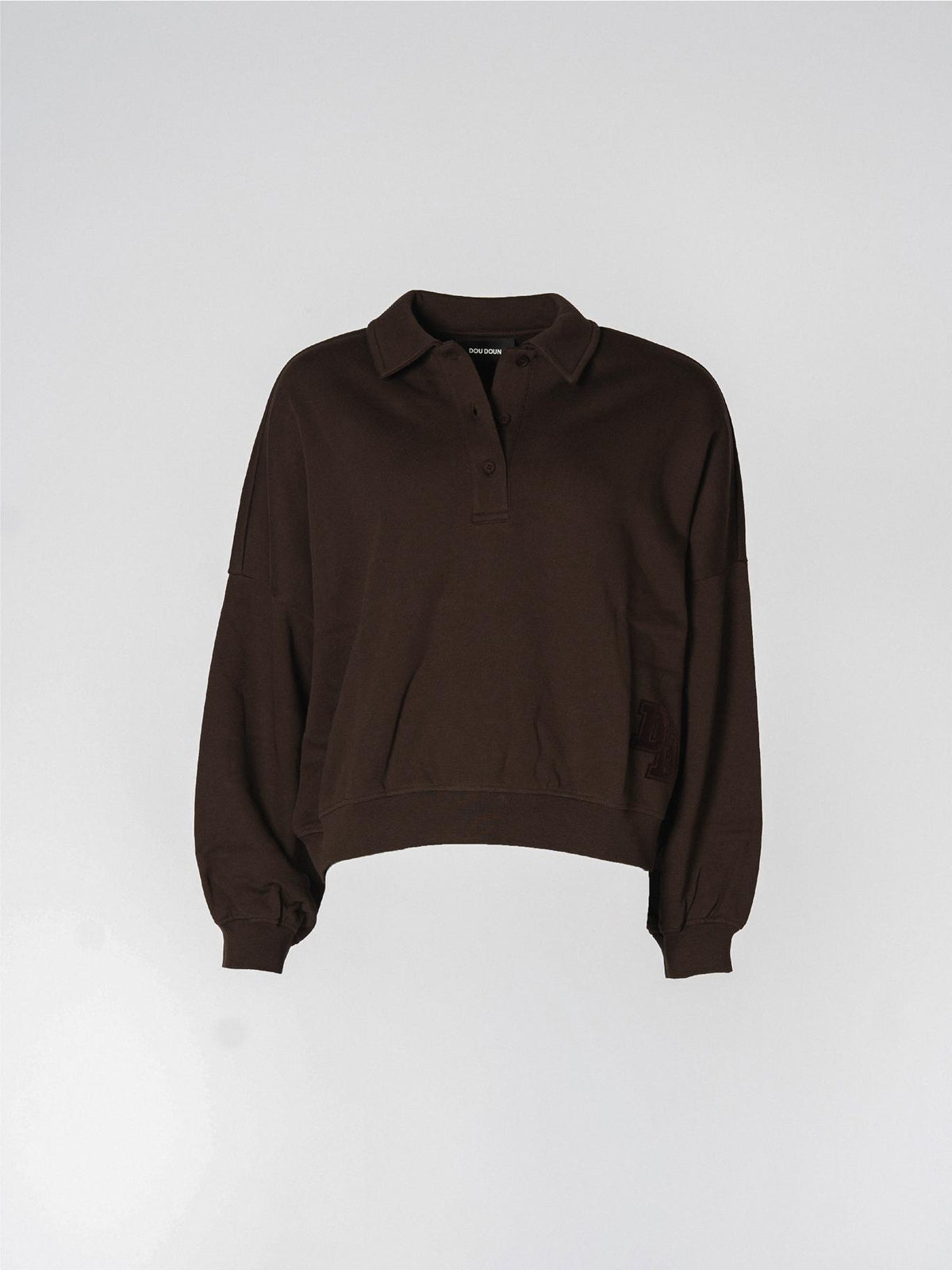 OSLO - Polo sweater - Brown