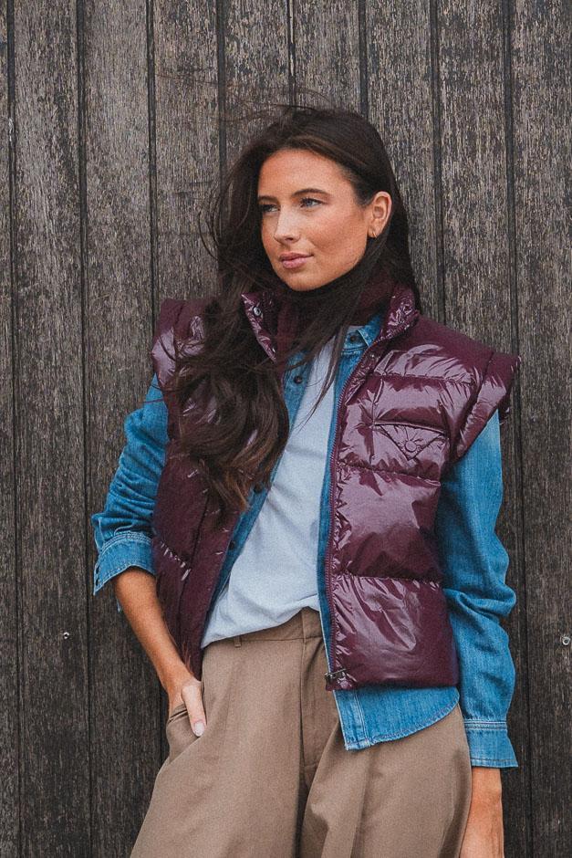 SOHO - Boxy bodywarmer - Plume