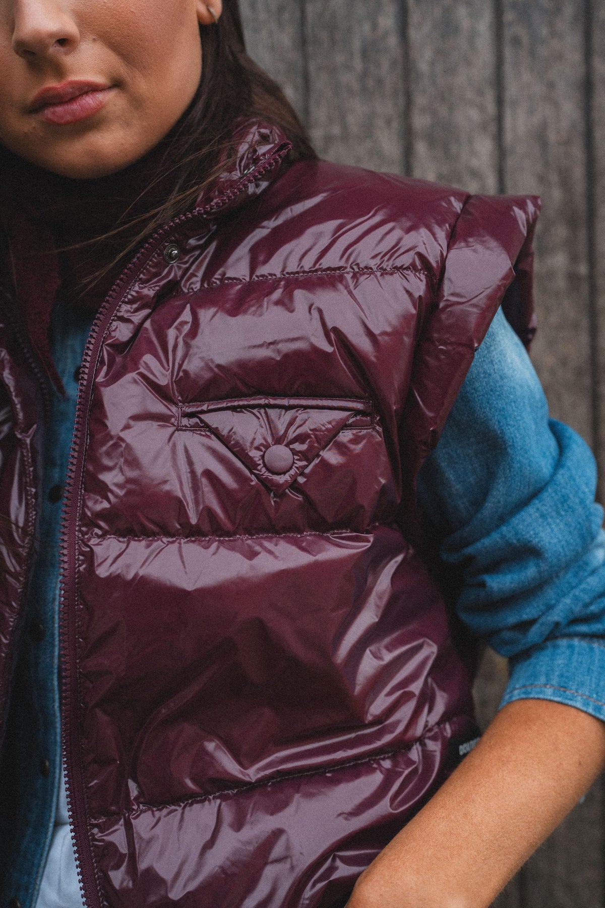 SOHO - Boxy bodywarmer - Plume