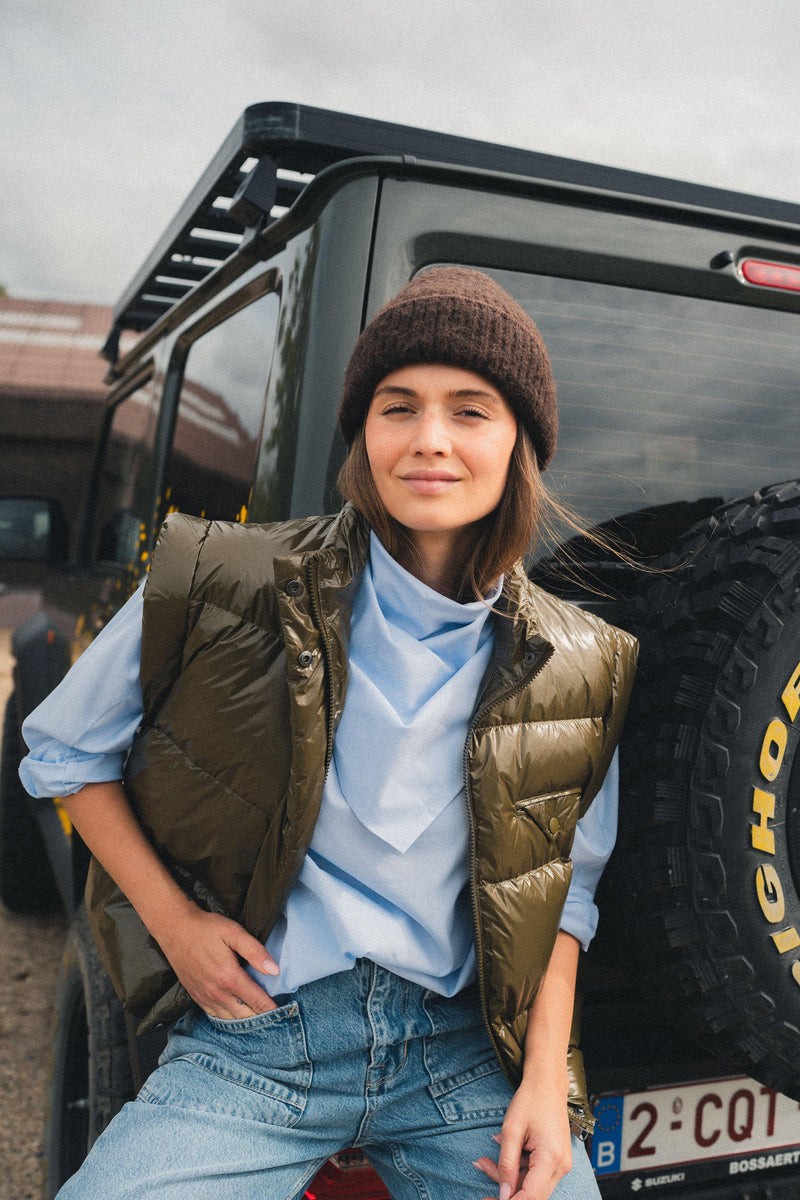 SOHO - Boxy bodywarmer - Hunting Green