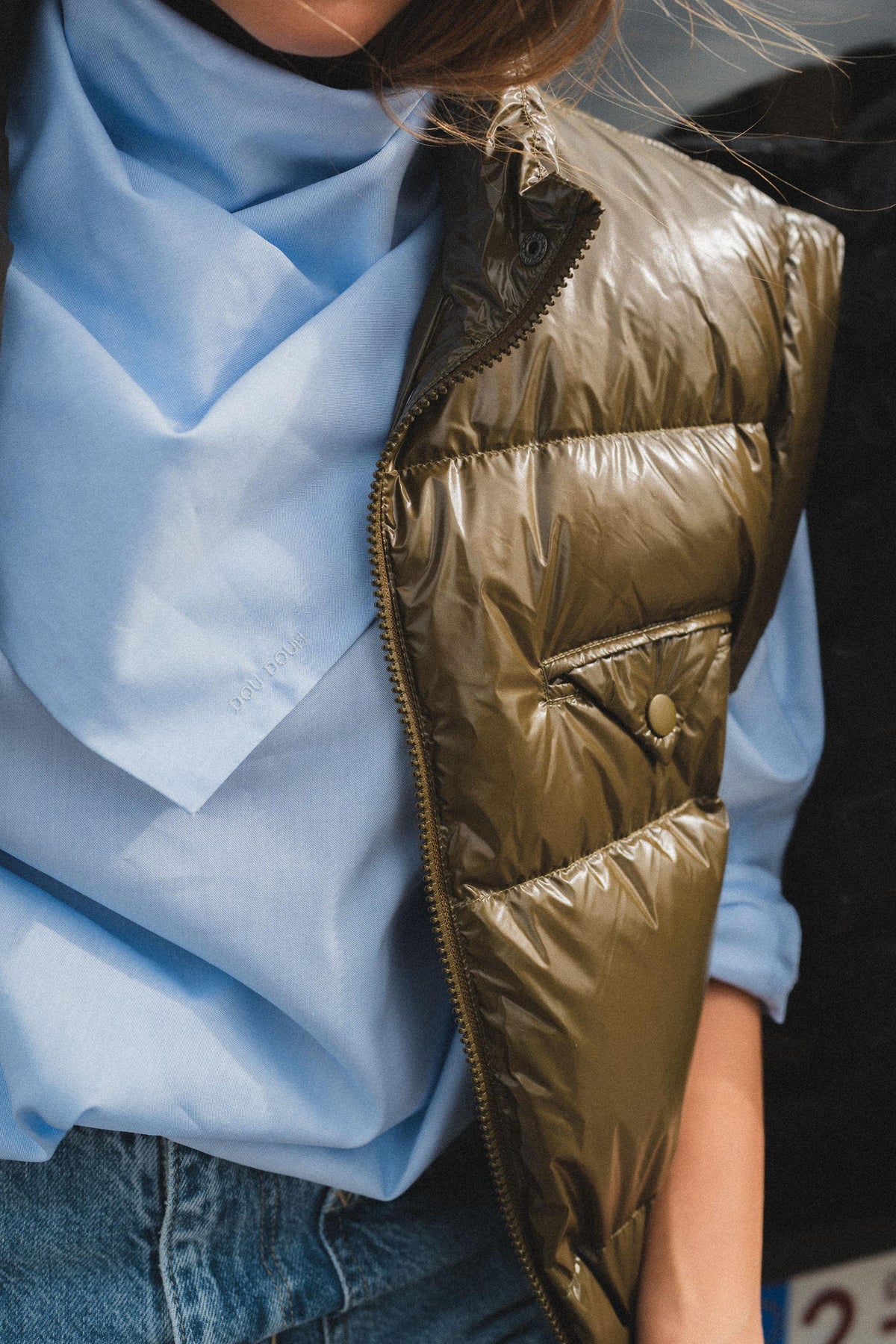 SOHO - Boxy bodywarmer - Hunting Green
