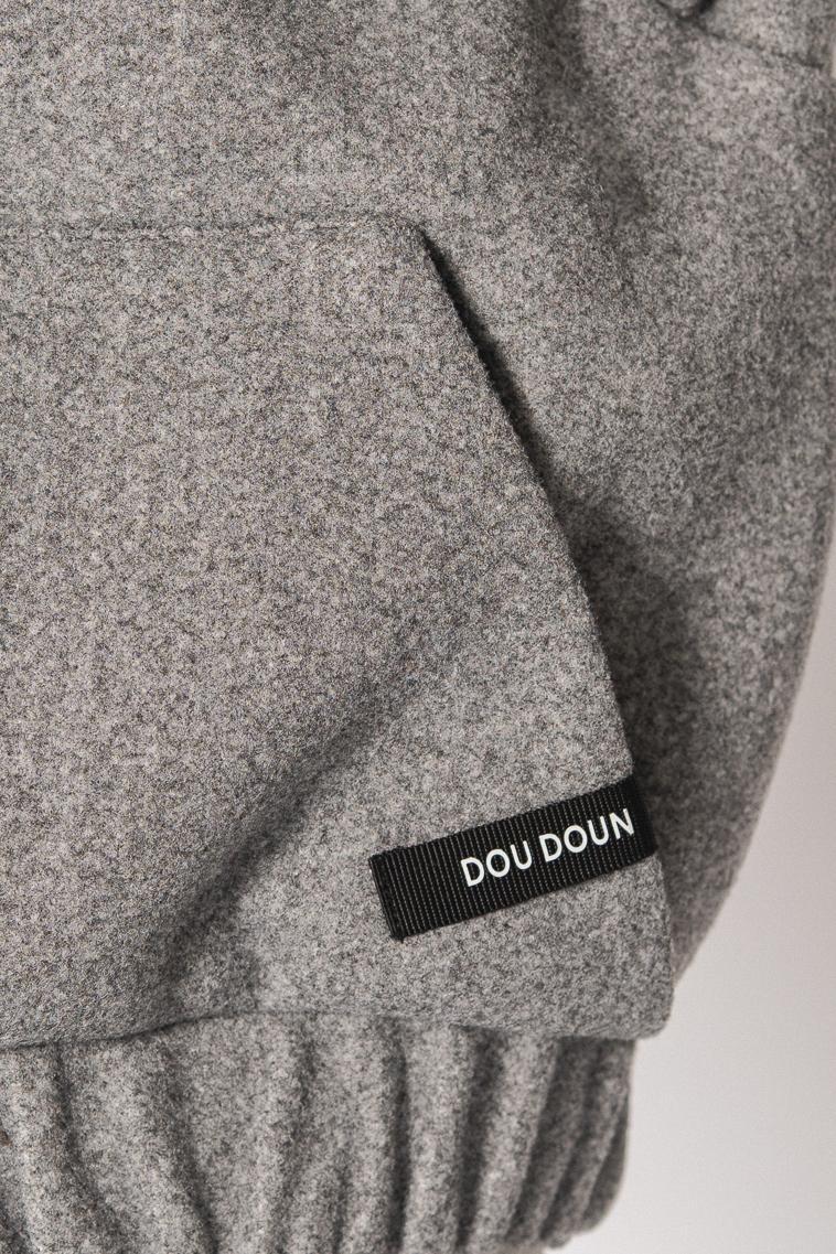 GALAXY DELUXE - cropped bodywarmer - Grey