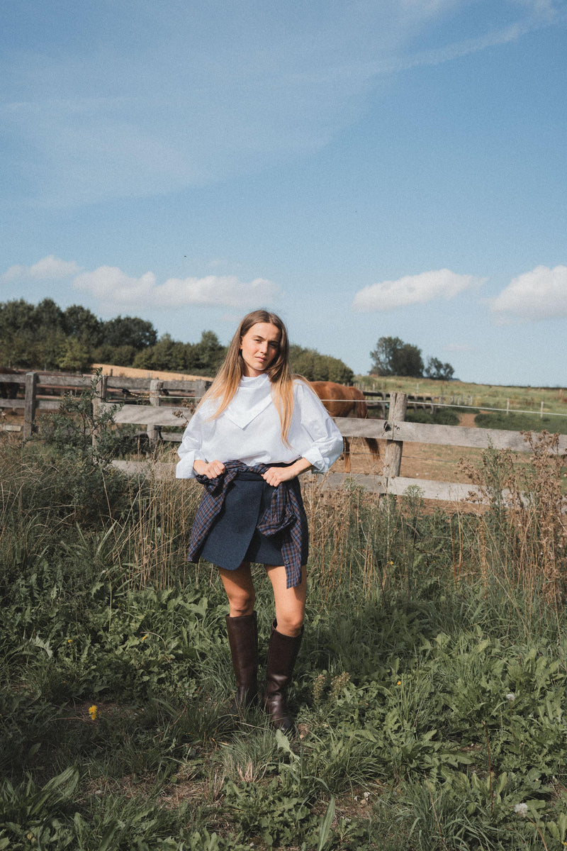 DUBLIN - Mini Skirt - Jeans Blue