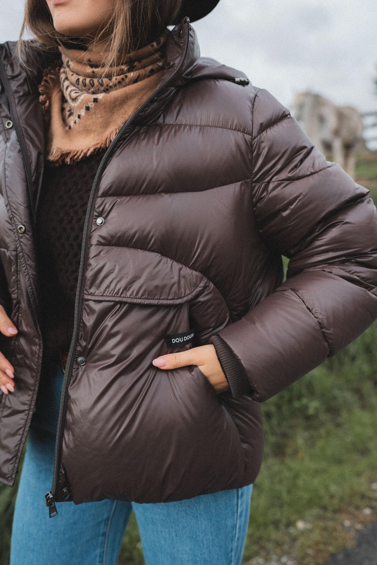 STAR - Pufferjacket - Brown