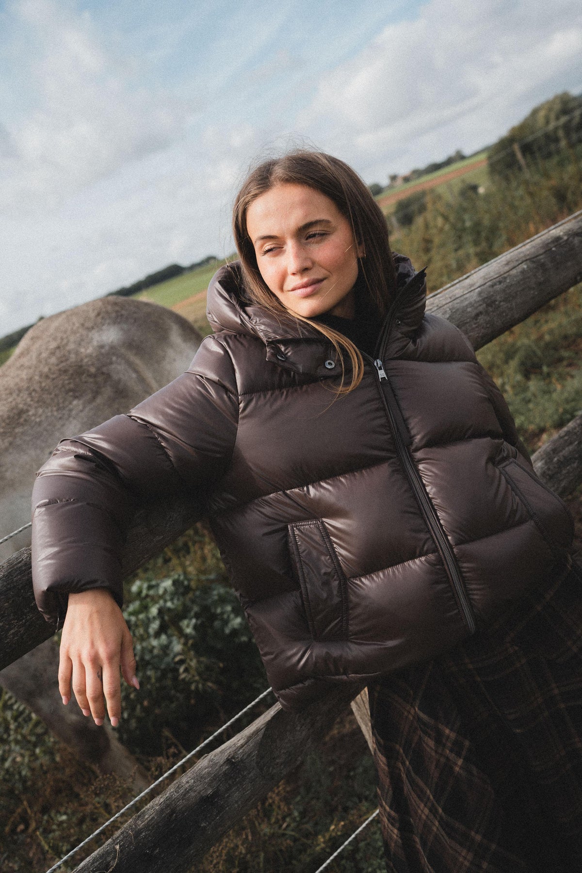 LONDON - Pufferjacket - Brown