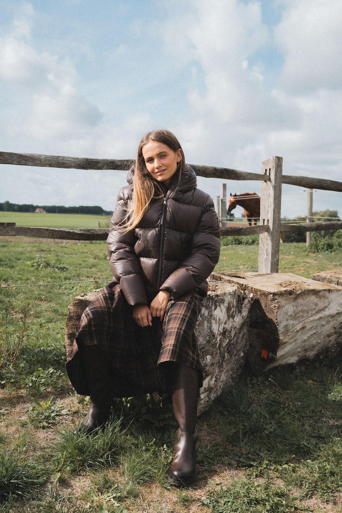 LONDON - Pufferjacket - Brown