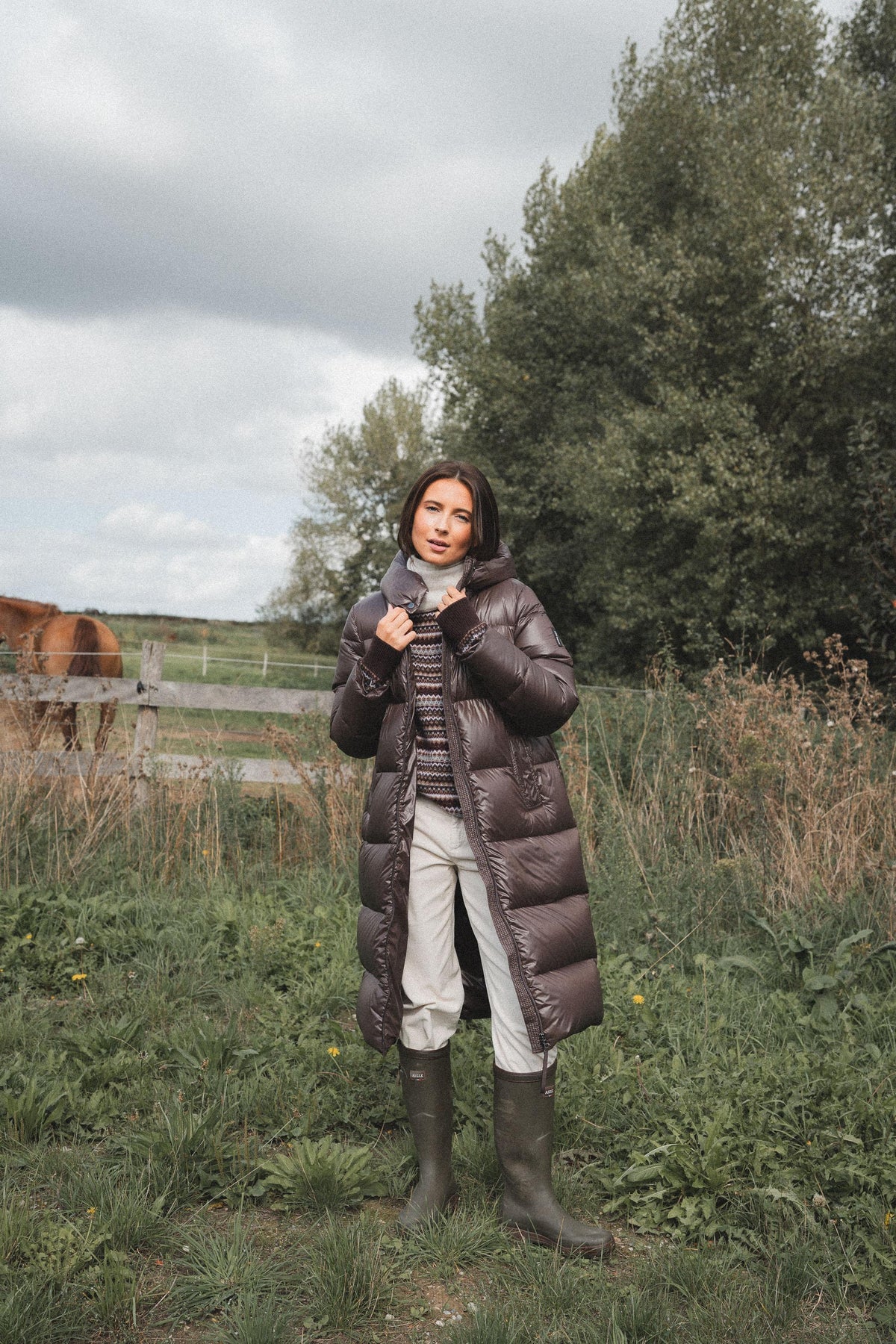 LONDON - Pufferjacket - Brown
