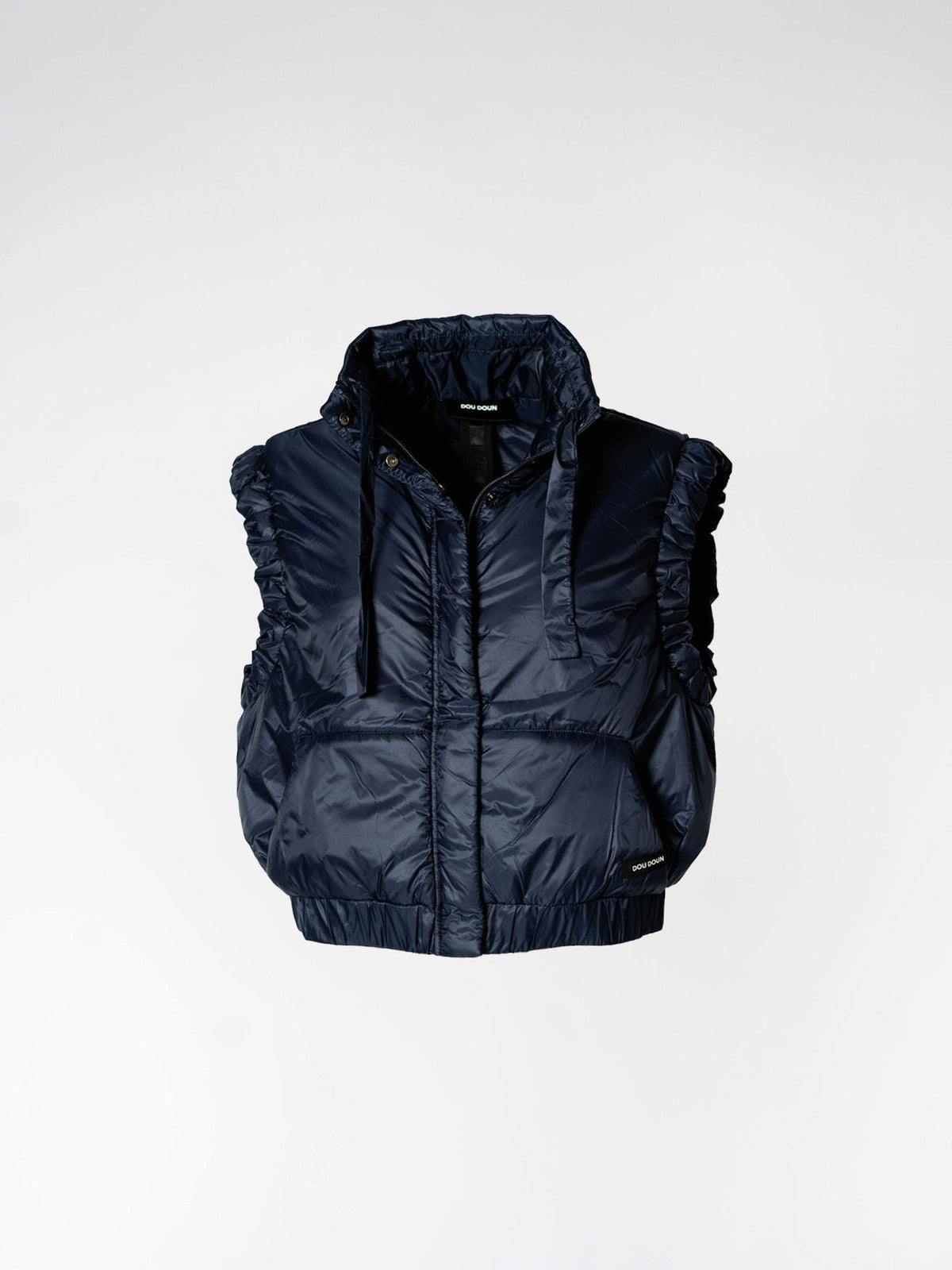 GALAXY - Cropped bodywarmer - Navy