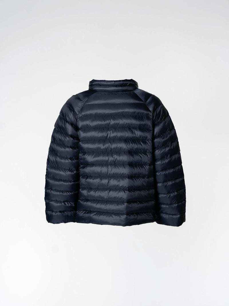 Lichtgewicht donsjas met driekwart mouw - Navy