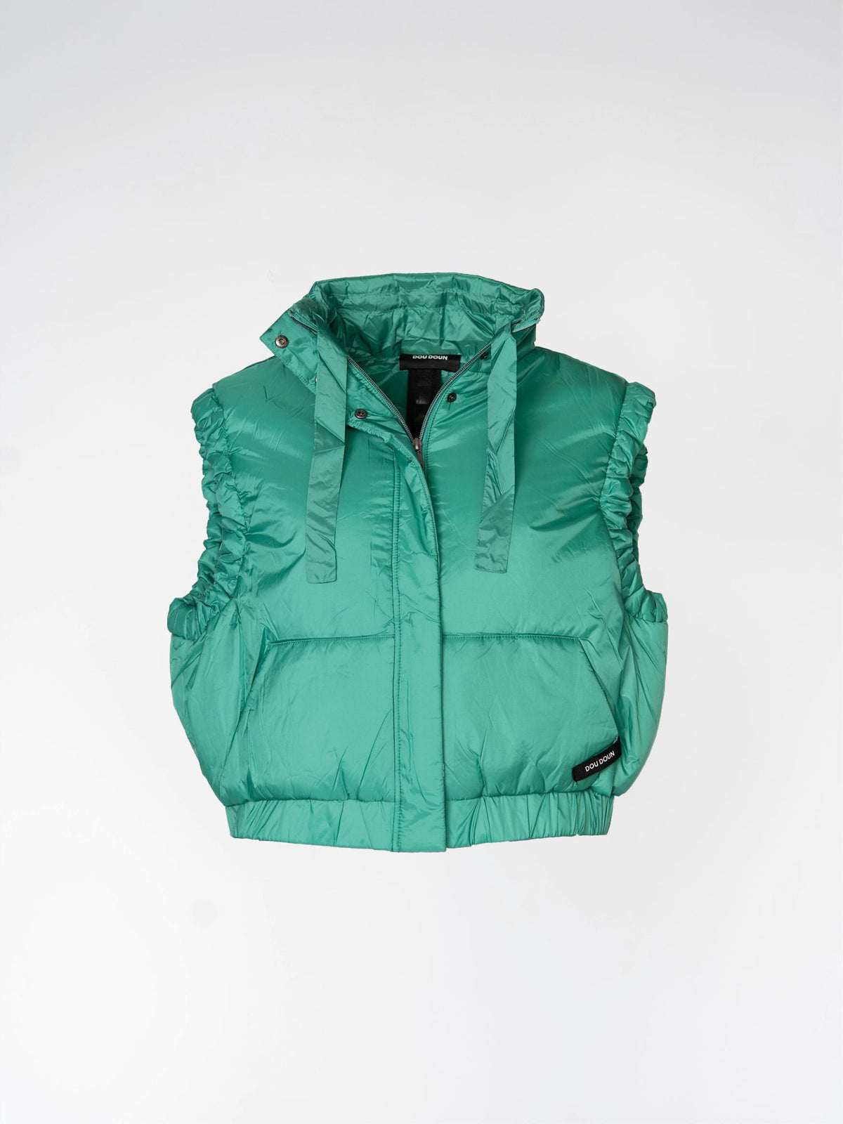 GALAXY - Cropped bodywarmer - Green