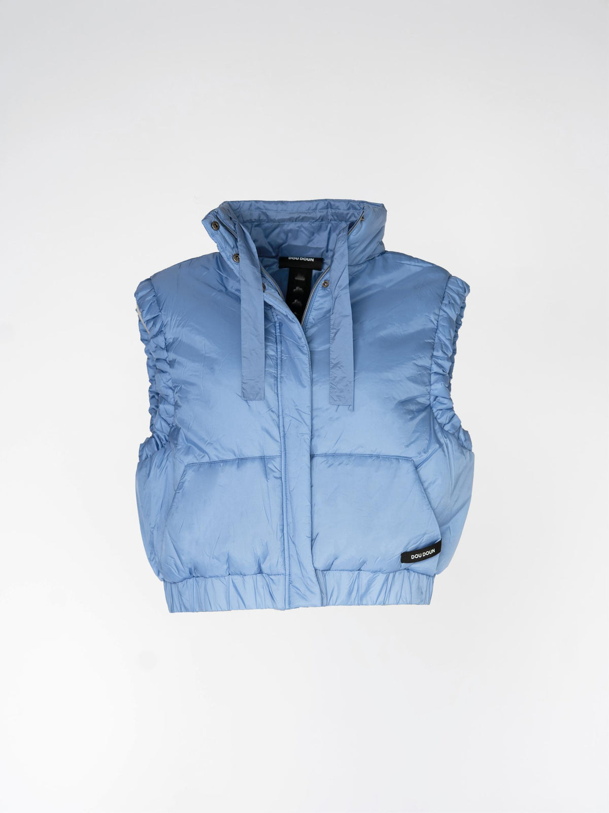 GALAXY - Cropped bodywarmer - Skyblue