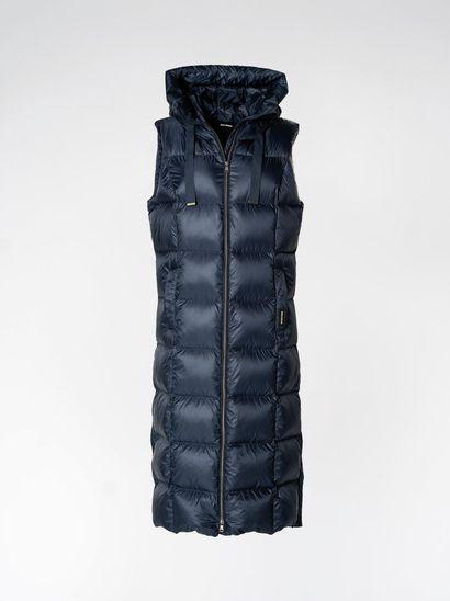 SUN - Sleeveless Long Down - Navy