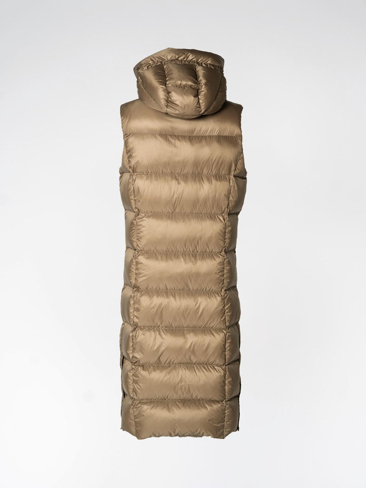 SUN - Sleeveless Long Down - Taupe