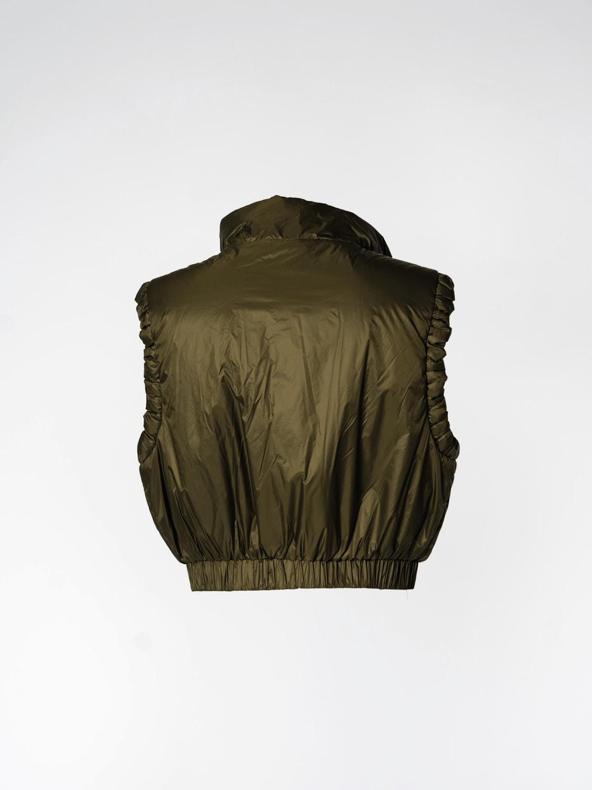 GALAXY - Cropped bodywarmer - Khaki classic