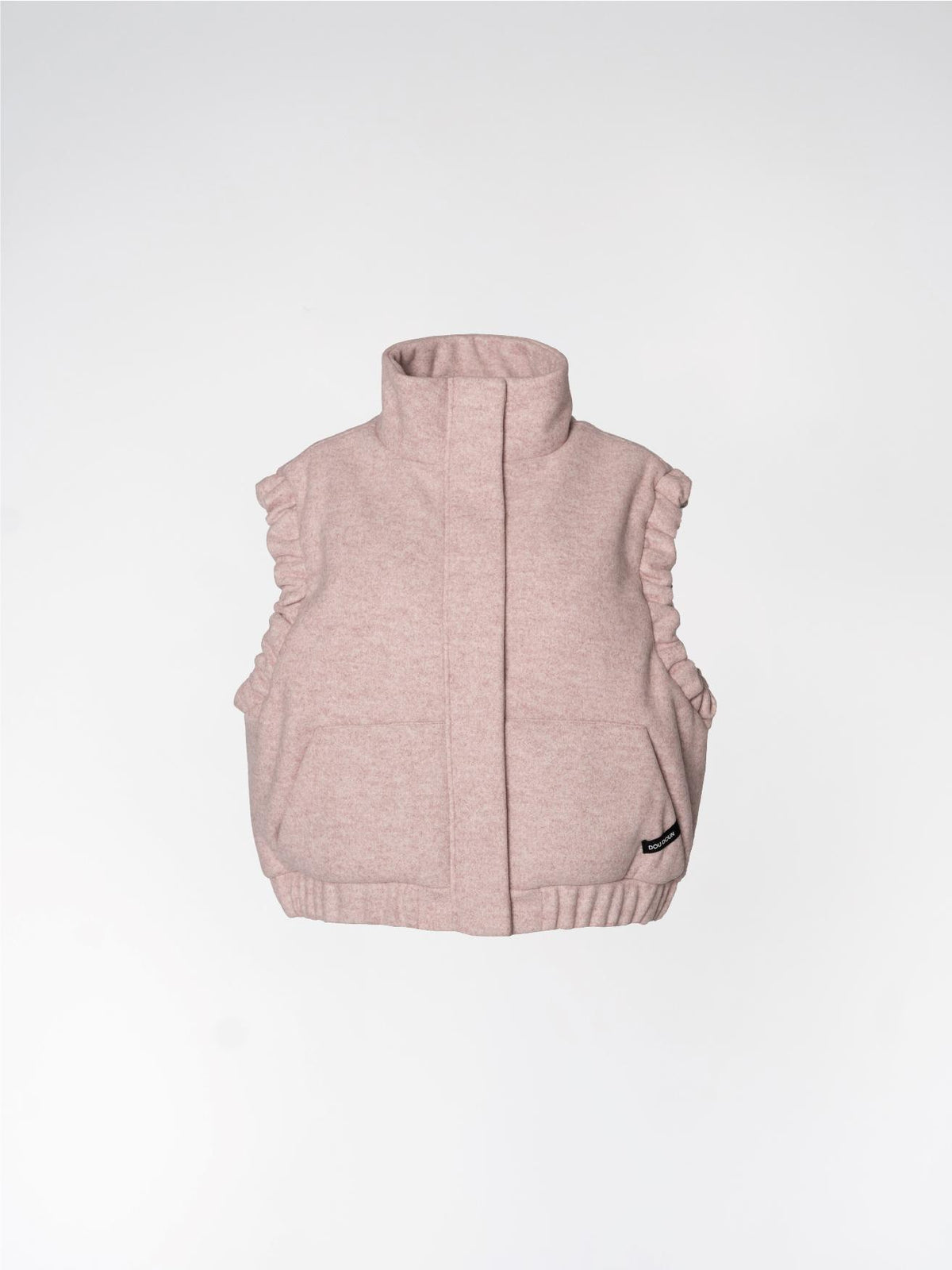 GALAXY DELUXE - cropped bodywarmer - Light Pink