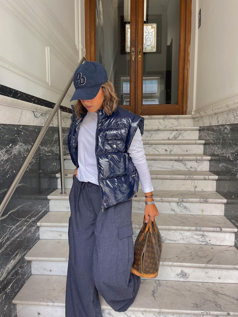 SOHO - Boxy bodywarmer - Navy