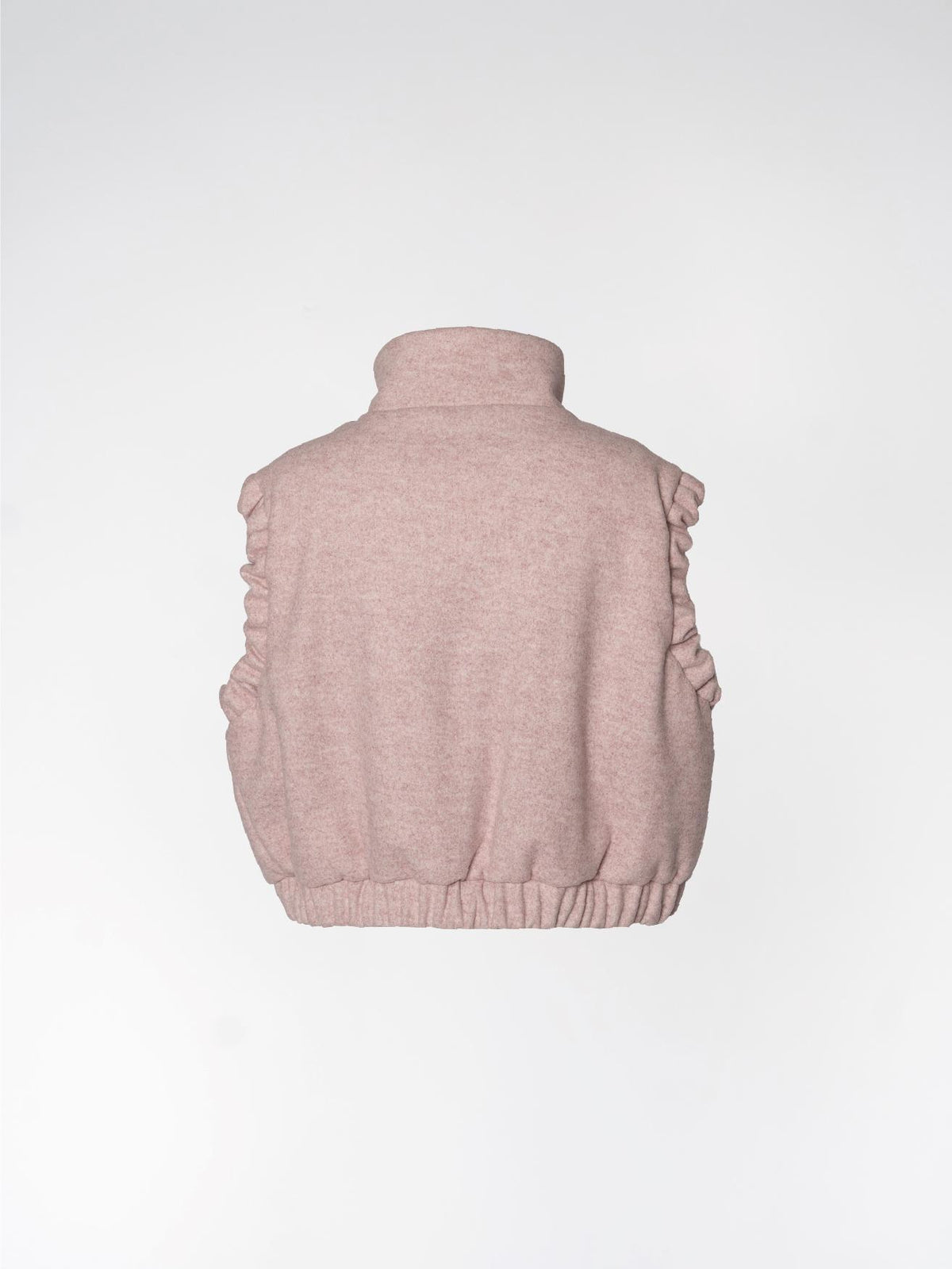 GALAXY DELUXE - cropped bodywarmer - Light Pink