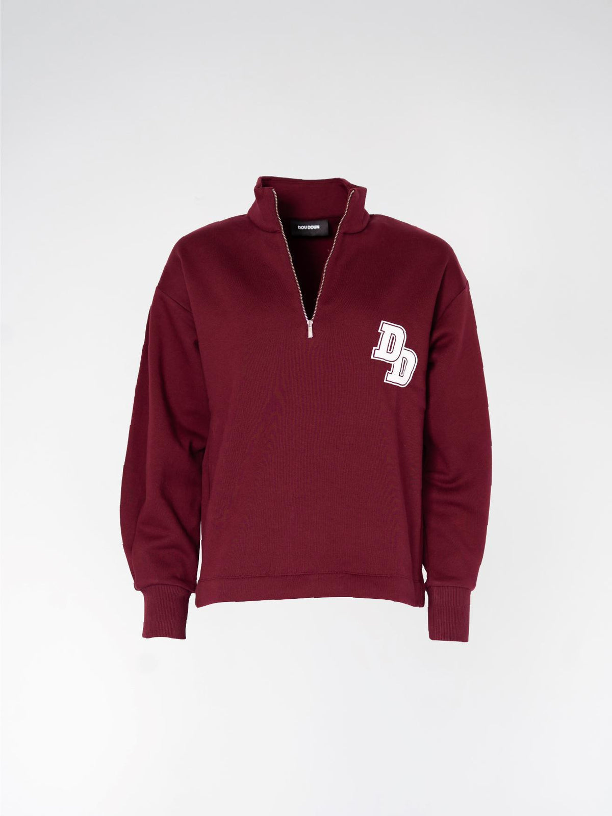 BOSTON - Zip Sweater - Burgundy