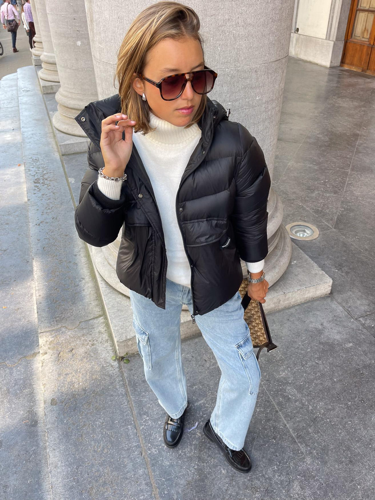 STAR - Pufferjacket - Black