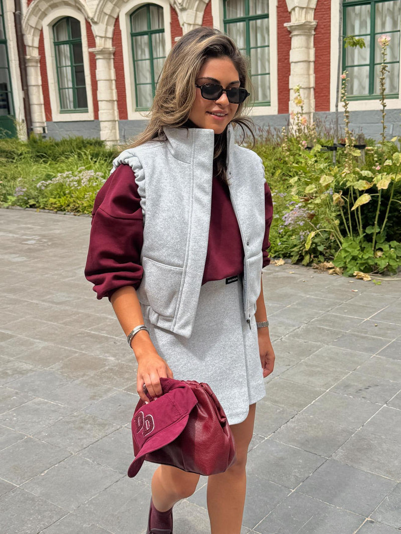 DUBLIN - Mini Skirt - Grey