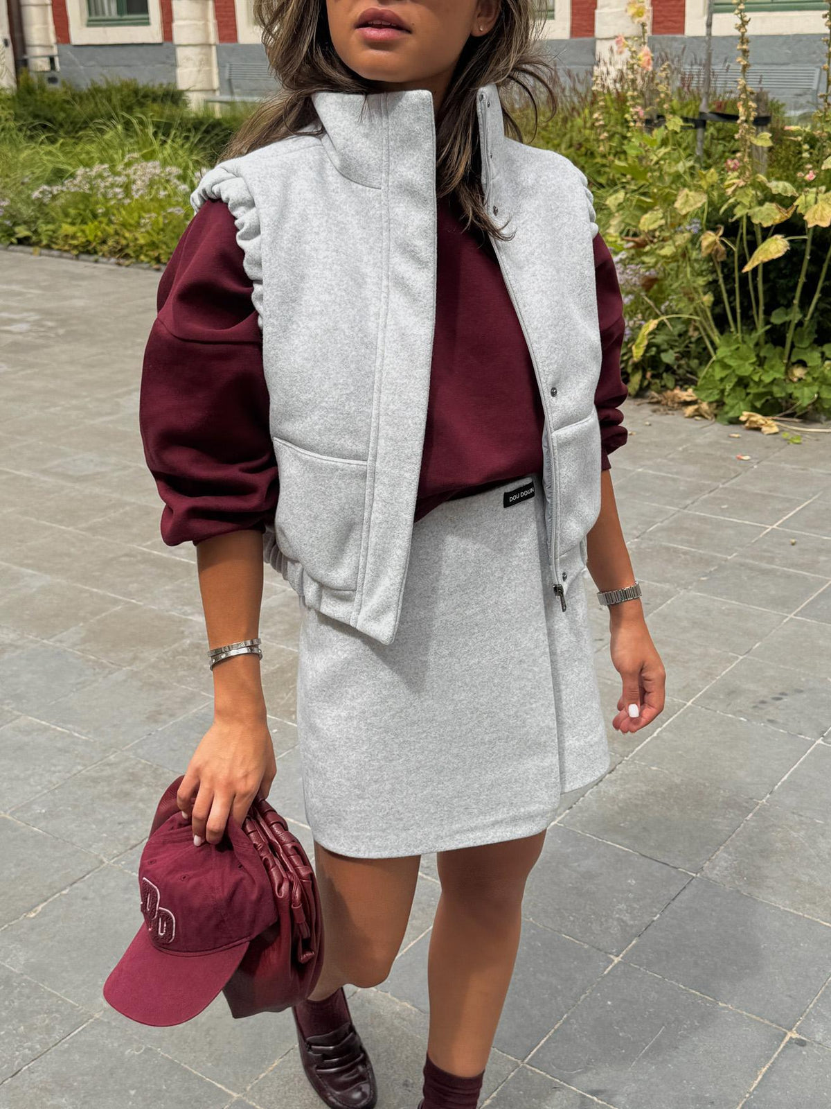 DUBLIN - Mini Skirt - Grey