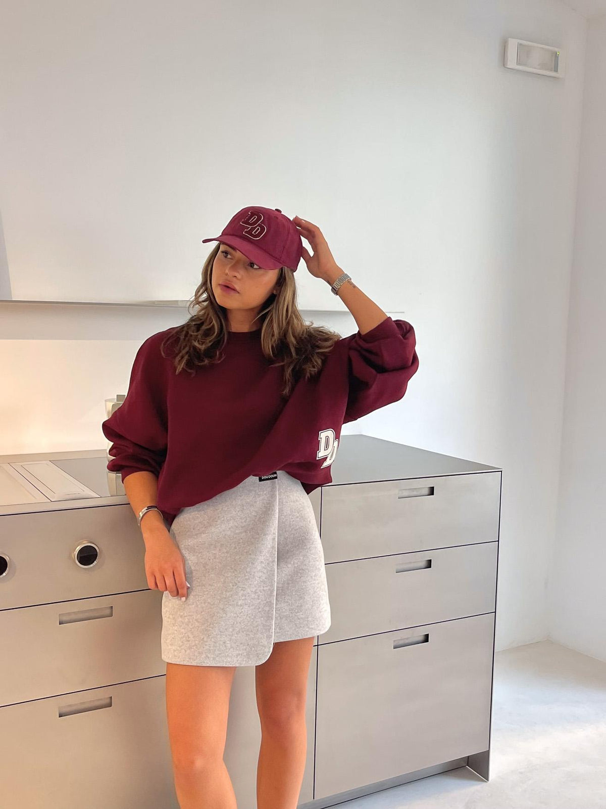 DUBLIN - Mini Skirt - Grey